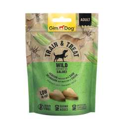 GimDog Train&Treat - Divljač i žalfija 125g