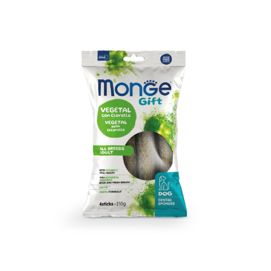 Monge Gift Dental Sponges - Vegetal&Chlorella 210g Monge Gift Dental Sponges - Vegetal&Chlorella 210g