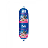 BRIT Kobasica za mačke - Piletina&Zečetina 180g