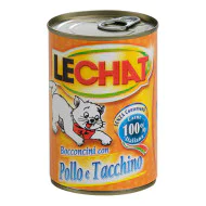 Monge LeChat Classic konzerva komadići  za mačke - Chicken&Turkey 400g