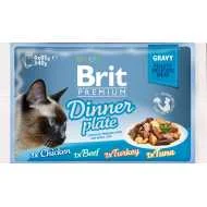 BRIT Delicate Fileti za mačke u sosu - Dinner Plate 4x85g