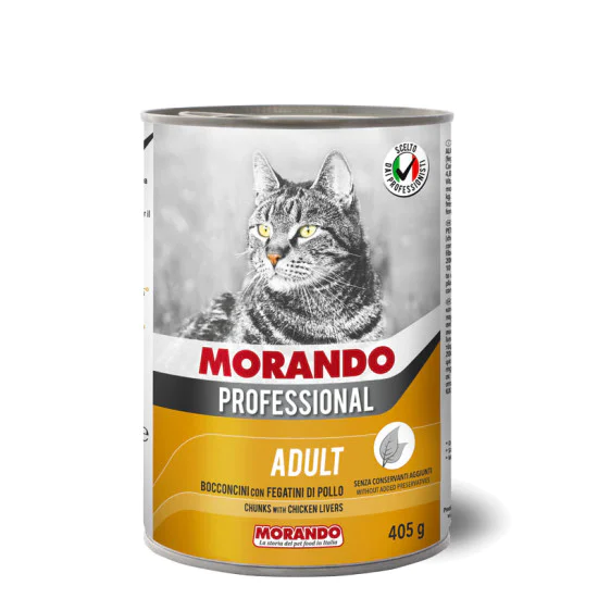 Morando hrana za mačke Adult konzerva - Pileća jetra 6x405g