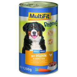 MultiFit Dog Ragout Adult konzerva - Piletina i šargarepa 6x1200g