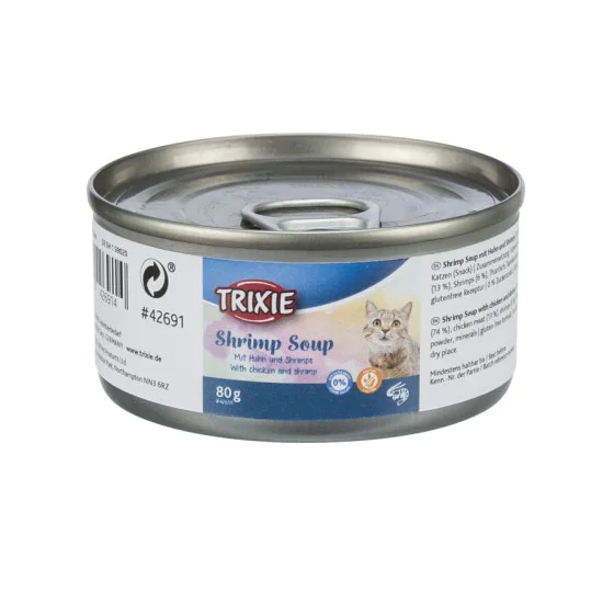 Trixie Supa za mačke od račića i piletine 80g Trixie Supa za mačke od račića i piletine 80g