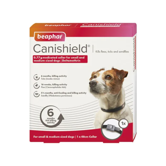 Beaphar Canishield ogrlica protiv buva i krpelja za male pse - S/M 48cm