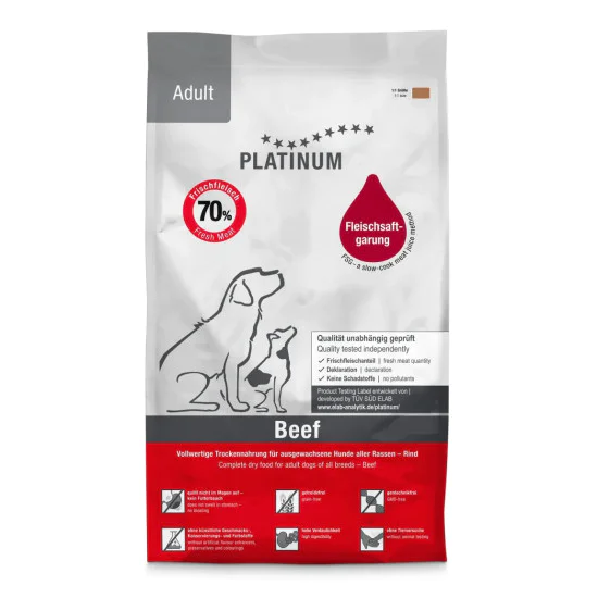 Platinum hrana za pse Govedina i krompir 1.5kg