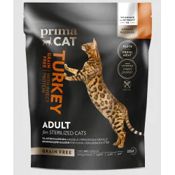 Prima Cat hrana za mačke Grain free Adult Sterilised - Turkey with Insect protein 1.4kg