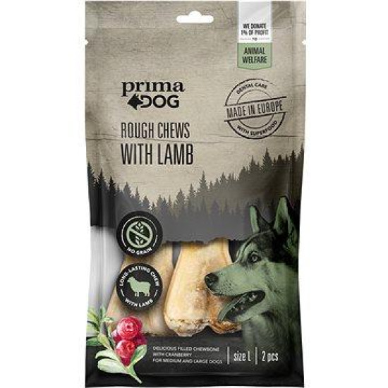 Prima Dog Rough chews - Lamb L 13.5cm 140g