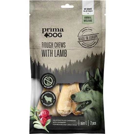 Prima Dog Rough chews - Lamb S 10cm 105g