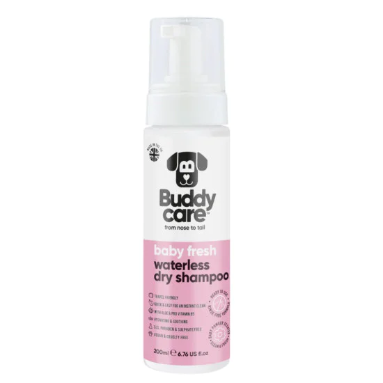 Buddy Care Dry šampon za pse - Baby Fresh 200ml Buddy Care Dry šampon za pse - Baby Fresh 200ml