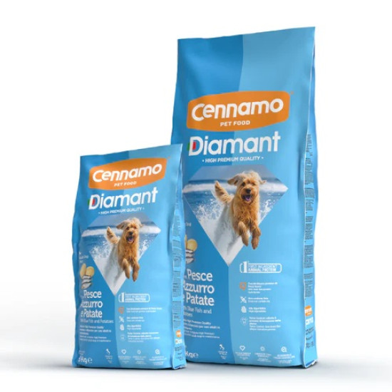 Cennamo Diamant Dog Adult Mini - Fish 15kg Cennamo Diamant Dog Adult Mini - Fish 15kg