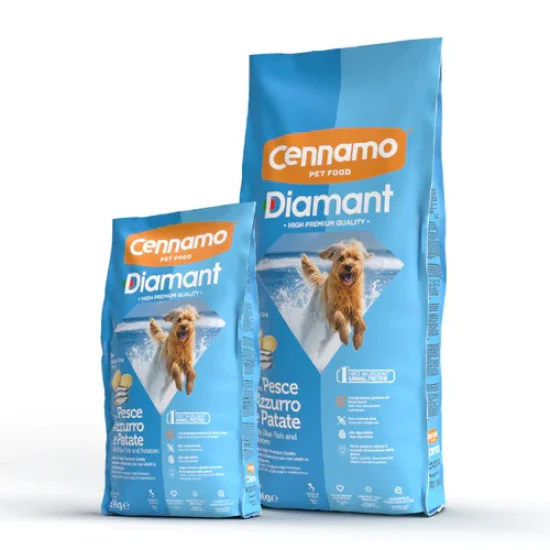Cennamo Diamant Dog Adult Mini - Fish 15kg