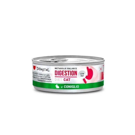 Disigual veterinarska dijeta za mačke konzerva Digestion Low fat - Rabbit 85g