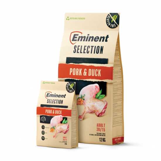 Eminent Selection No gluten - All breeds Pork&Duck 12kg