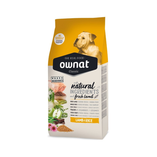 Ownat hrana za pse Classic - Lamb&rice 20kg