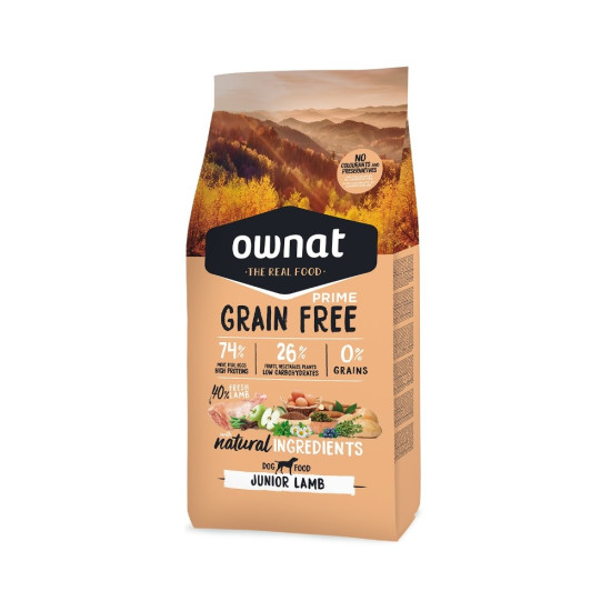 Ownat hrana za pse GRAIN FREE Prime - Junior Lamb 12kg