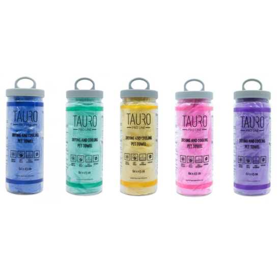 Tauro Pro Line Drying&Cooling Pet Towel 64x43cm - green