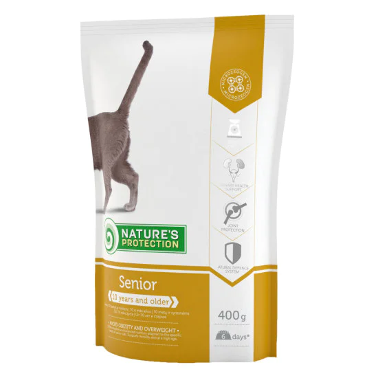 Nature's Protection hrana za mačke Senior - Živina 400g