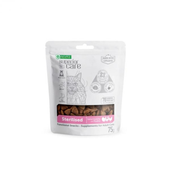 Nature's Protection poslastica za mačke Sterilised 75g Nature's Protection poslastica za mačke Sterilised 75g
