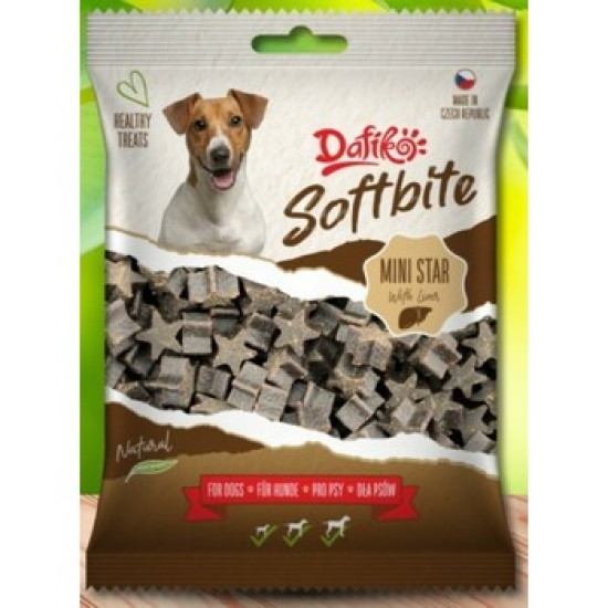 Dafiko poslastica za pse -  Softbite Mini Stars 150g