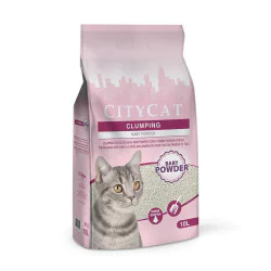 City Cat Clumping grudvajući posip Baby powder 10l