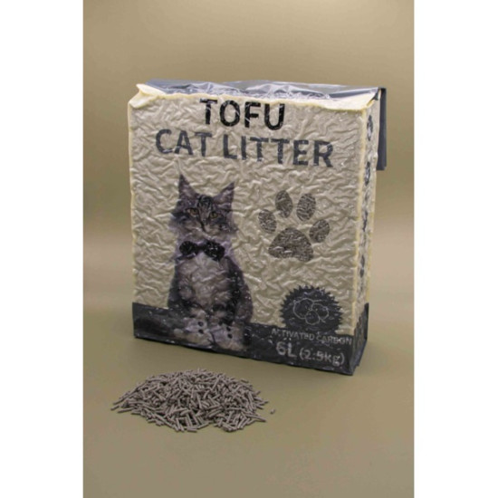 TOMI Tofu posip za mačke - Carbon 6l