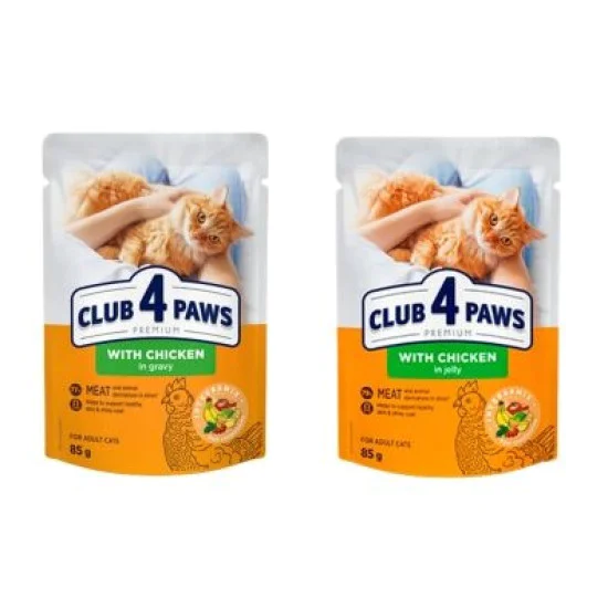 Club4Paws sos za mačke Cat - Piletina 85g