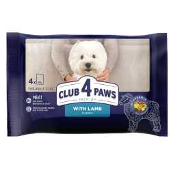 Club4Paws sos za pse Dog Mini - Jagnjetina 4x85g