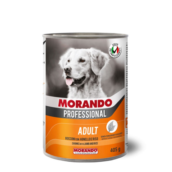 Morando hrana za pse Adult konzerva - Jagnjetina i prinač 6x405g