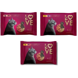 My Love sos za mačke Cat Multipack - Piletina i ćuretina 4x85g