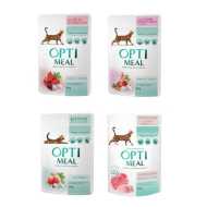 Optimeal sos za mačke Adult Sterilised - Govedina i ćuretina u želeu 85g