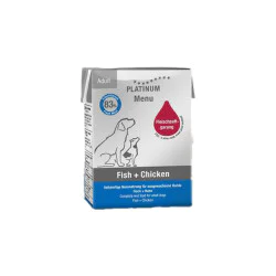 Platinum Menu tetrapak za pse Adult - Riba i piletina 375g