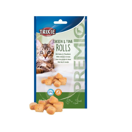 Trixie PREMIO Rolls with chicken & tuna 50g