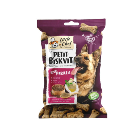 Little Chef Petit Biskvit za pse - Antiparazit 150g