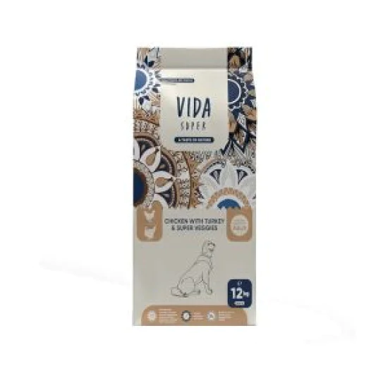 VIDA SUPER Dog Medium&Large Adult  - Piletina, ćuretina i povrće 2kg
