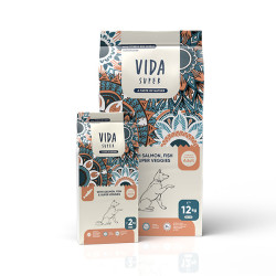 VIDA SUPER Dog Medium&Large Adult  - Losos, riba i povrće 12kg