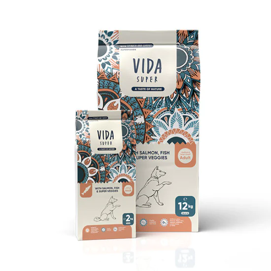 VIDA SUPER Dog Medium&Large Adult  - Losos, riba i povrće 2kg