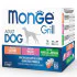 Monge Grill Dog Mix sos za pse - Jagnjetina, svinjetina i losos 12x100g