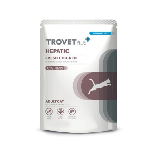 Trovet Plus veterinarska dijeta za mačke Hepatic kesica 85g Trovet Plus veterinarska dijeta za mačke Hepatic kesica 85g