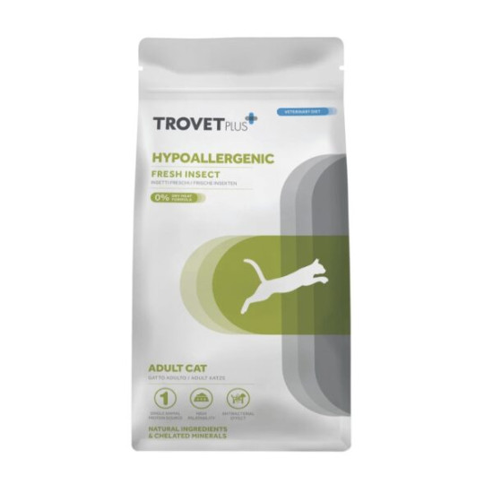 Trovet Plus veterinarska dijeta za mačke Hypoallergenic - insect 1.2kg Trovet Plus veterinarska dijeta za mačke Hypoallergenic - insect 1.2kg