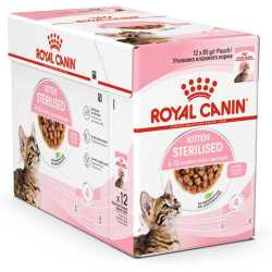 Royal Canin kesice za mačke KITTEN Sterilised - sosić 12x85g