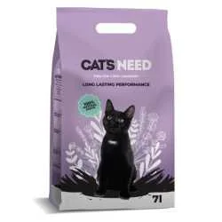 Cat's Need posip za mačke Tofu - Lavanda 7l Cat's Need posip za mačke Tofu - Lavanda 7l