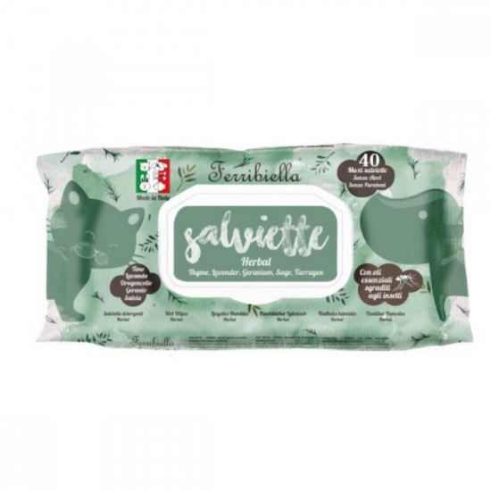 Vlažne maramice Ferribiella - Herbal 40kom