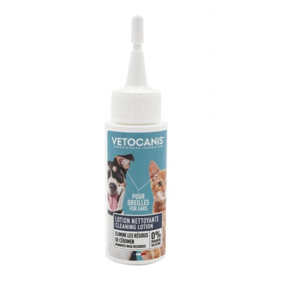 Vetocanis Losion za čišćenje ušiju pasa i mačaka 60ml