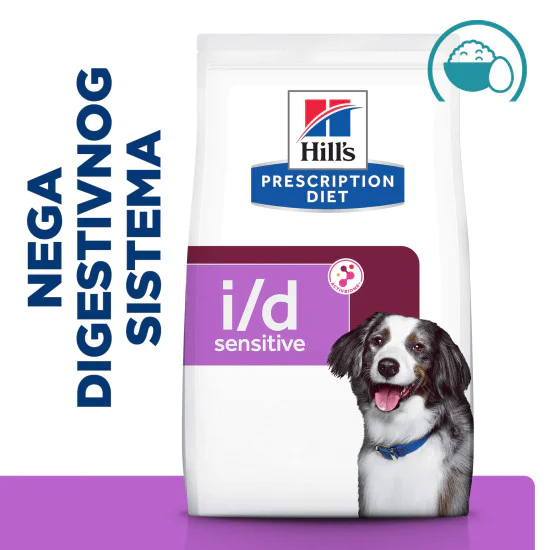 Hills Prescription Diet dog veterinarska dijeta I/D Sensitive Egg&Rice 1.5kg