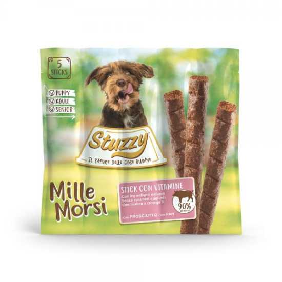 Stuzzy Millemorsi Dog Sticks - Šunka 5x11g