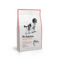 Mc Adams hrana za pse Medium breeds - Free range chicken & Salmon 10kg