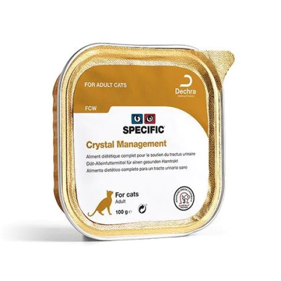 Specific veterinarska dijeta za mačke - Crystal Management 7x100g Specific veterinarska dijeta za mačke - Crystal Management 7x100g
