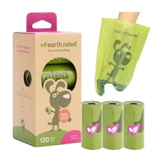 Earth Rated Poop Bags Lavanda - pakovanje 120 kesica