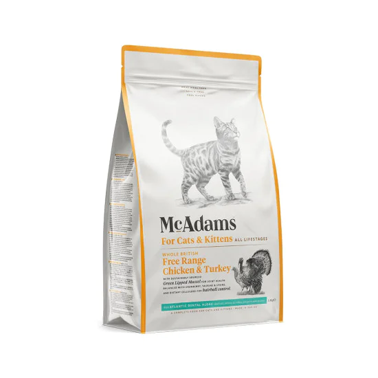 Mc Adams hrana za mačke i mačiće  - Free range chicken & Turkey 3.75kg